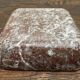 Cendrier, vide poche vintage en marbre rrouge