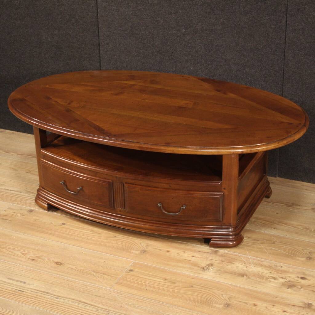 Table basse française en bois du XXe siècle