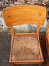 Pair of straw-seated chairs from the 1950s