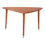 Scandinavian triangular coffee table from the Sixties