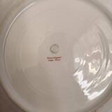 Lot 6 Plate Porcelain Limoges Blue Gold Betoule Legrand 1/2