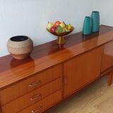Modernist long sideboard of the 1970s