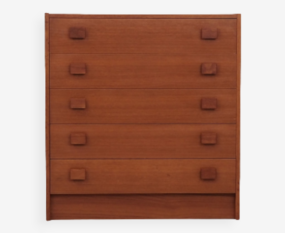 Commode en teck, design danois, années 70 Danemark