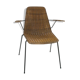 Chaise rotin Gian Franco Legler des années 50