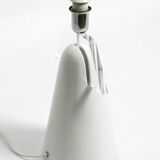 Stunning Italian 1970s ceramic plexiglass table lamp without a shade