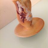 Cellar rat candle holder in beige ceramic from Vallauris, vintage 60s-70s