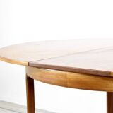 Midcentury Extending Round Teak Table By Nathan. Vintage Modern / Danish St