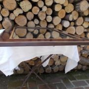 Marquetry mirror 61x47.5cm