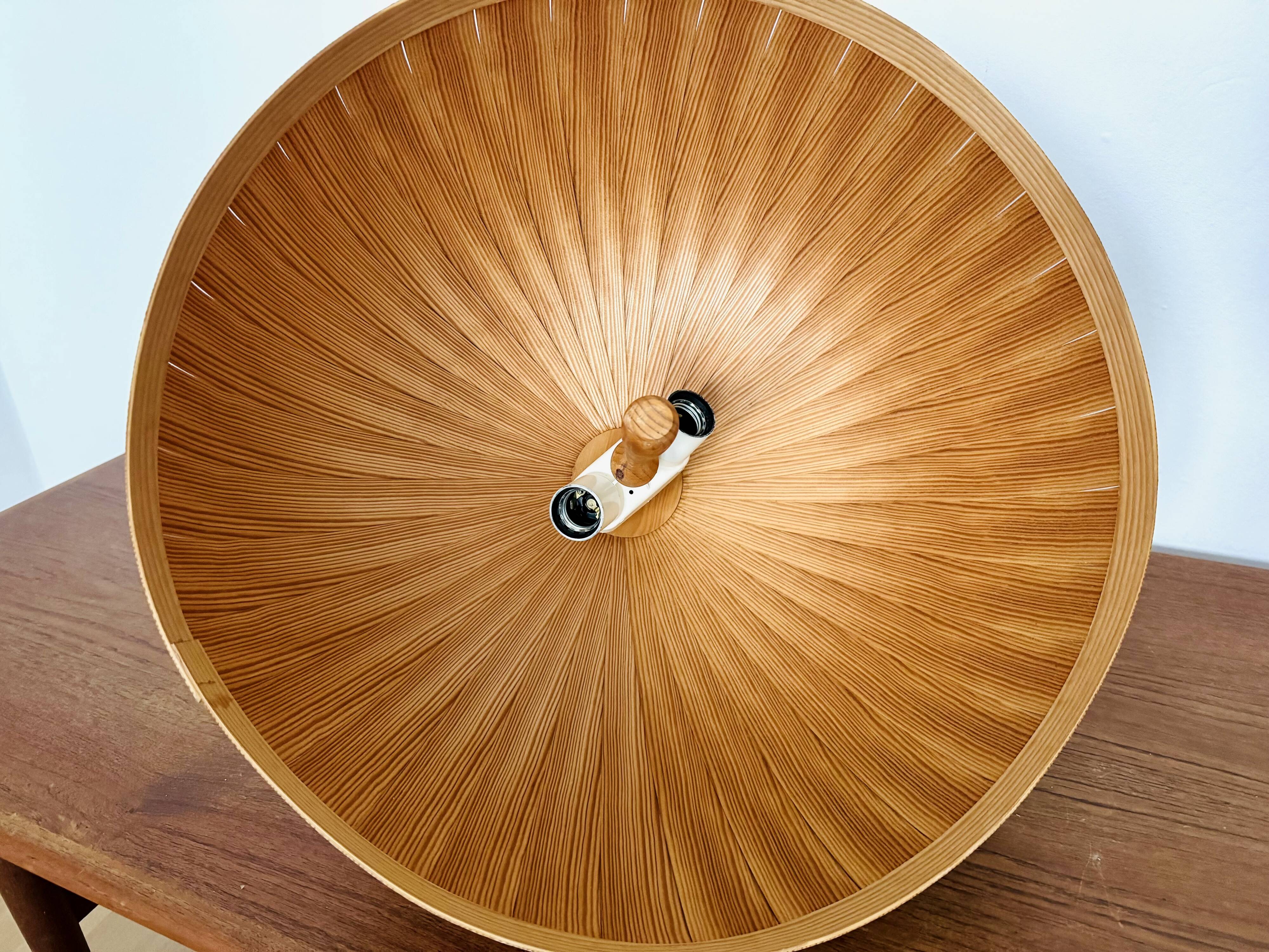 Large Wooden Pendant Lamp
