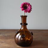 Praticality smoked glass vase