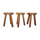 Rustic stools from the 1970s