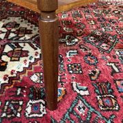 1970s English coffee table in teak and iroko.