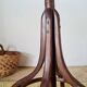 Antique curved wooden coat rack in the Thonet style, 1875.
