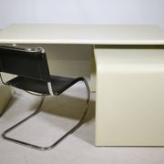 Space Age nesting desk in fiberglass, set of 2, 1970s