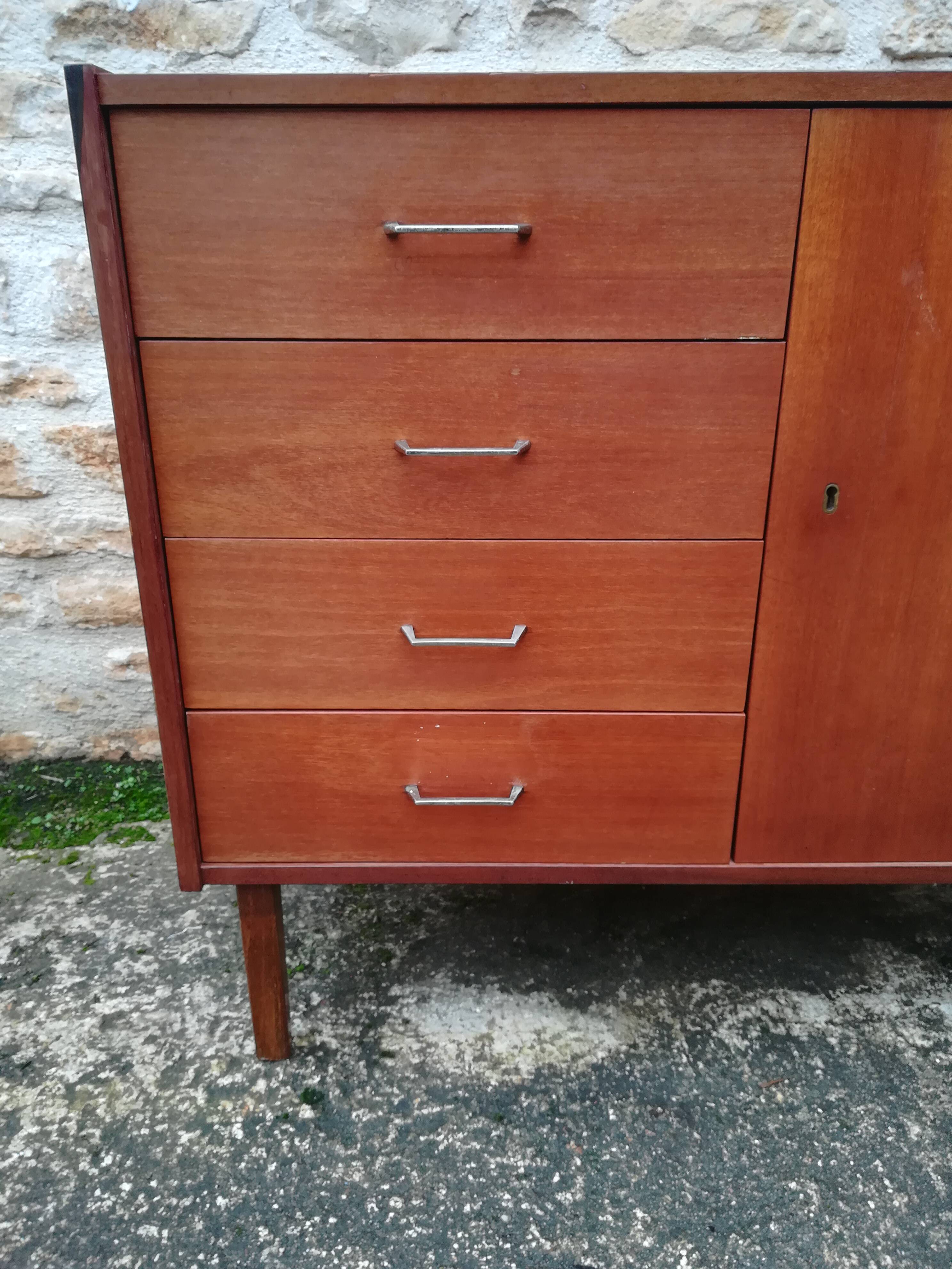 Buffet commode en teck