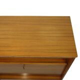 Vintage Mid Century Highboard Cabinet Drawer and Doors Teak Veneer 200cm