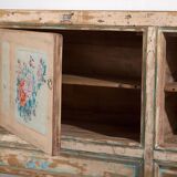 Antique white sideboard with original illustrations (c.1900) #7