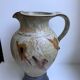 Very large pitcher / ceramic pitcher / glazed pottery 60s-70s signed