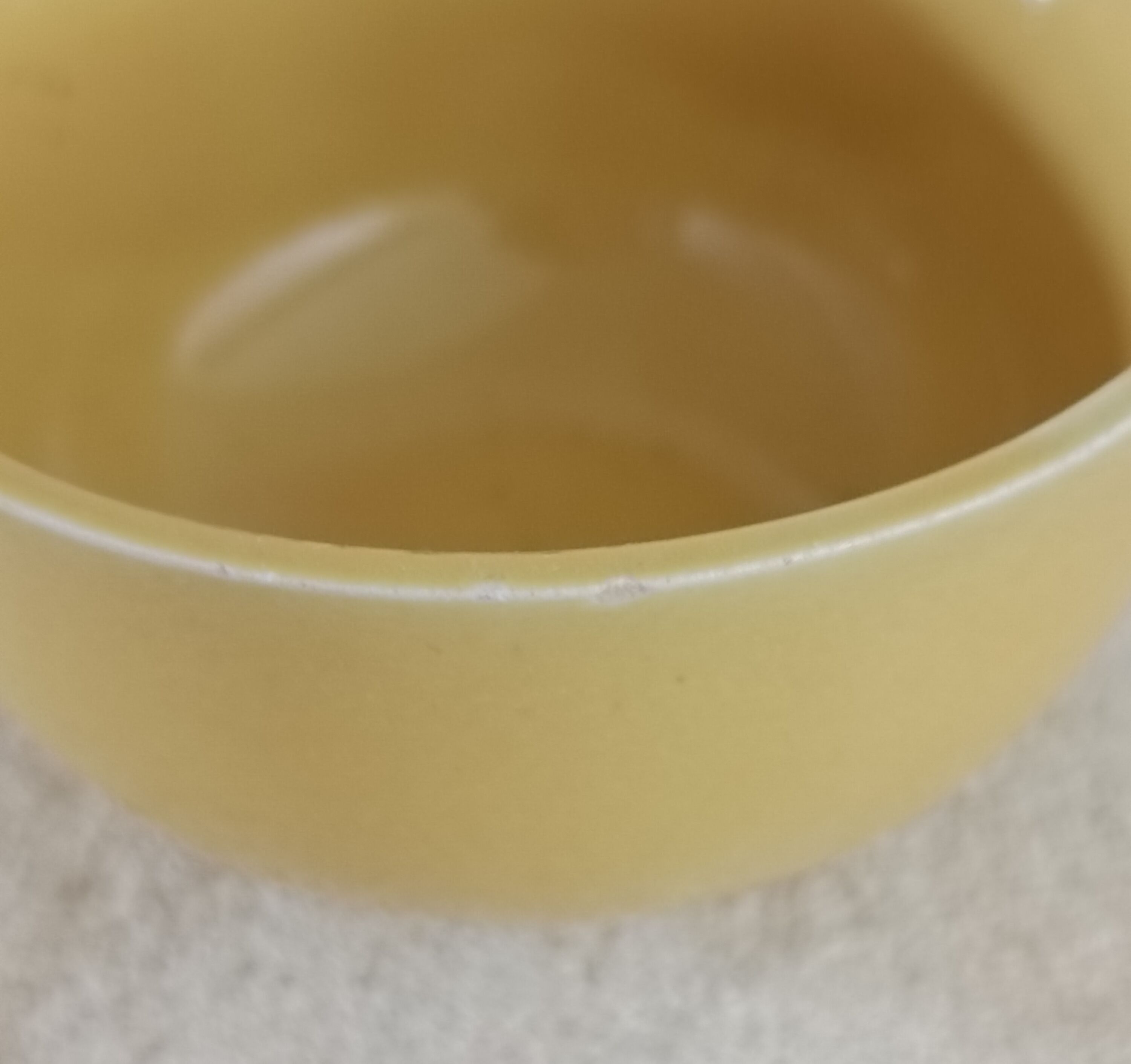 Earthenware cup and saucer 1940s-1950s