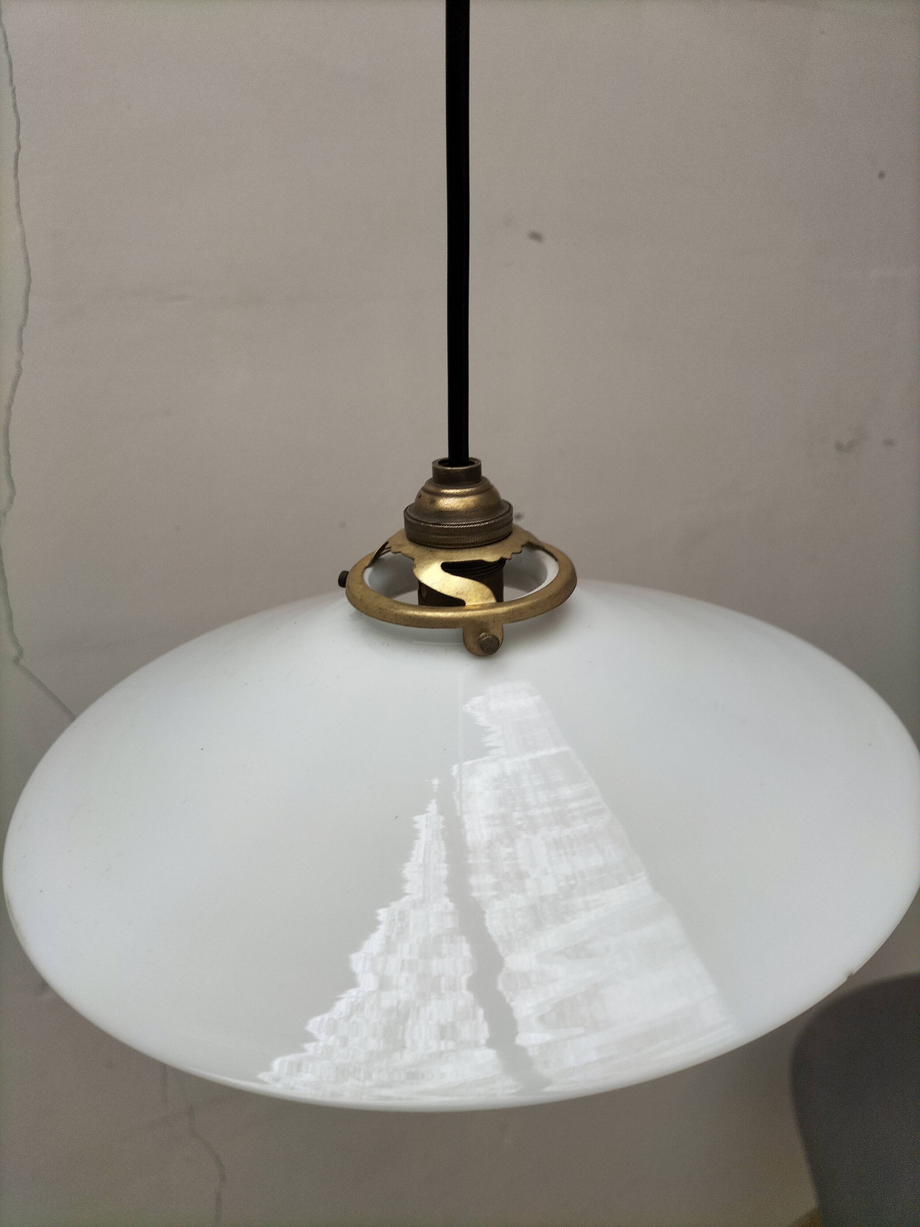 Opaline pendant light