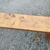 Bench 3m50 wooden threshing firm