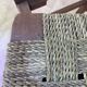 Set of 6 wooden and braided rope chairs