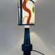 Crystal lamp • Kosta Boda • Sweden • 1960s and custom lampshade