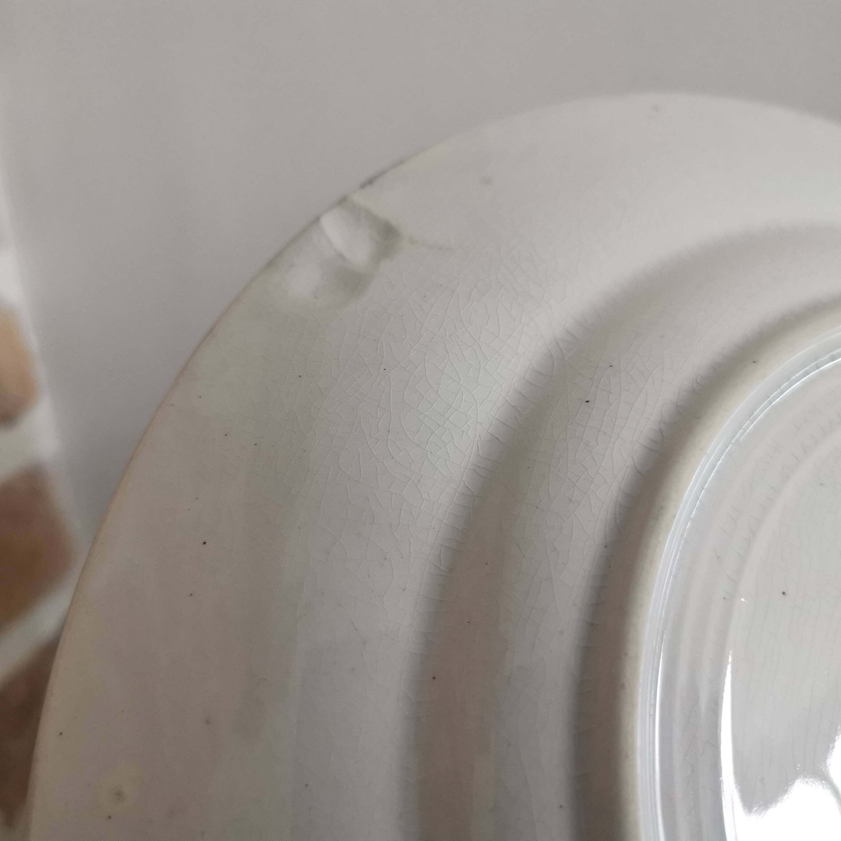 Earthenware soup plates, Moulin des Loups Orchies