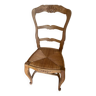 Chaise en bois massif