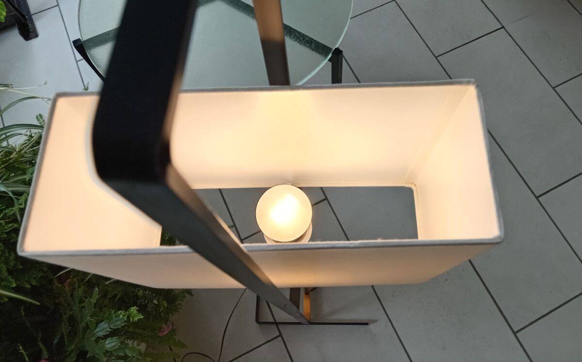 ARLUS floor lamp from the 1950s in metal and brass