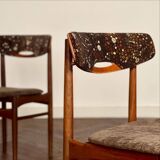 Série de 4 chaises Johannes Andersen pour Samcom vintage