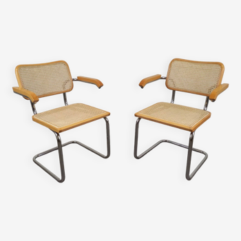 Paire de fauteuils cesca B64, Marcel Breuer