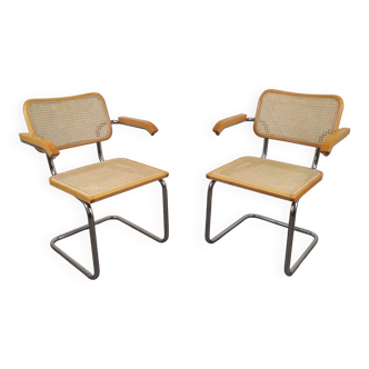 Paire de fauteuils cesca B64, Marcel Breuer