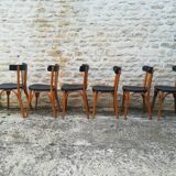 12 mismatched bistro chairs