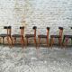 12 mismatched bistro chairs