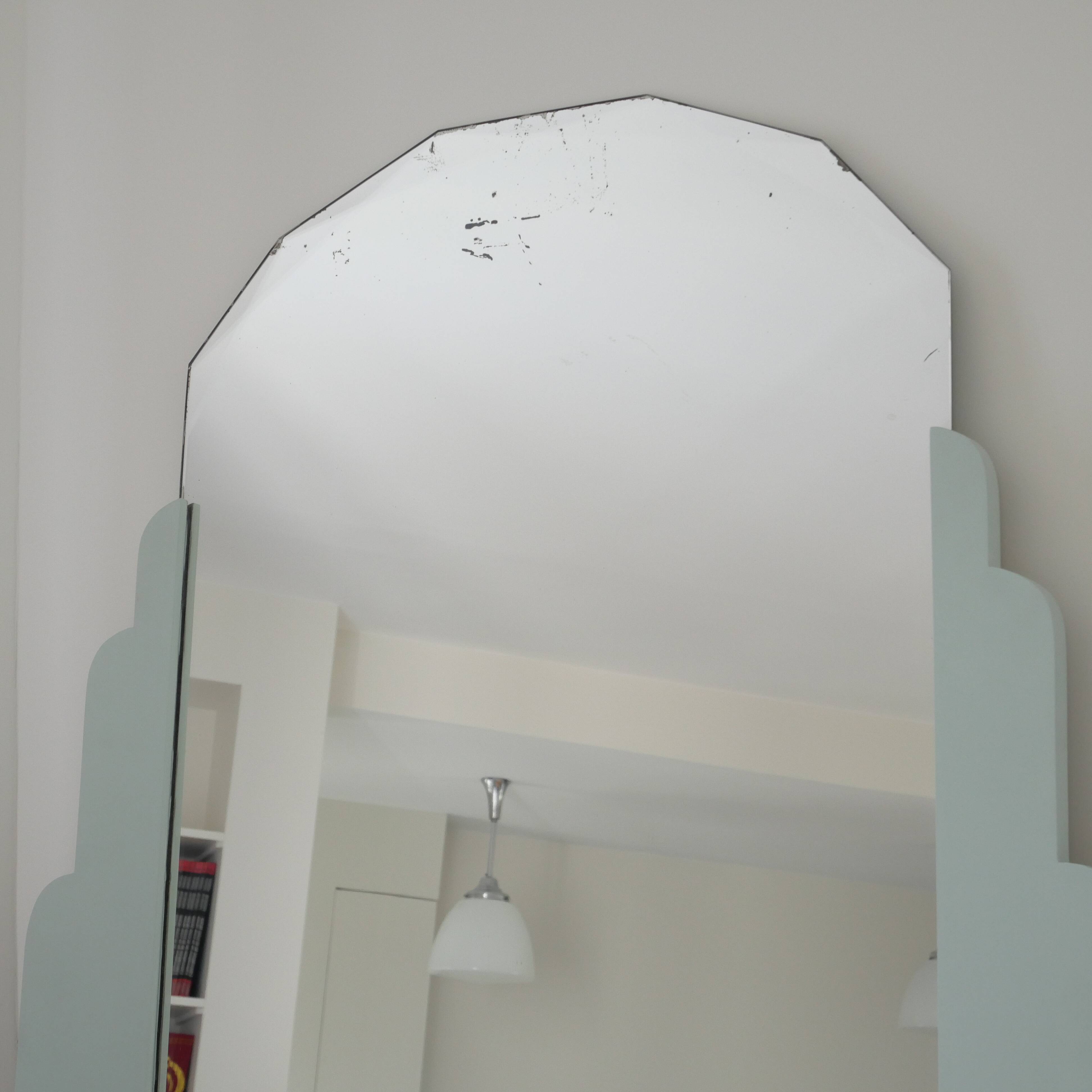 Large old mirror  90x108cm