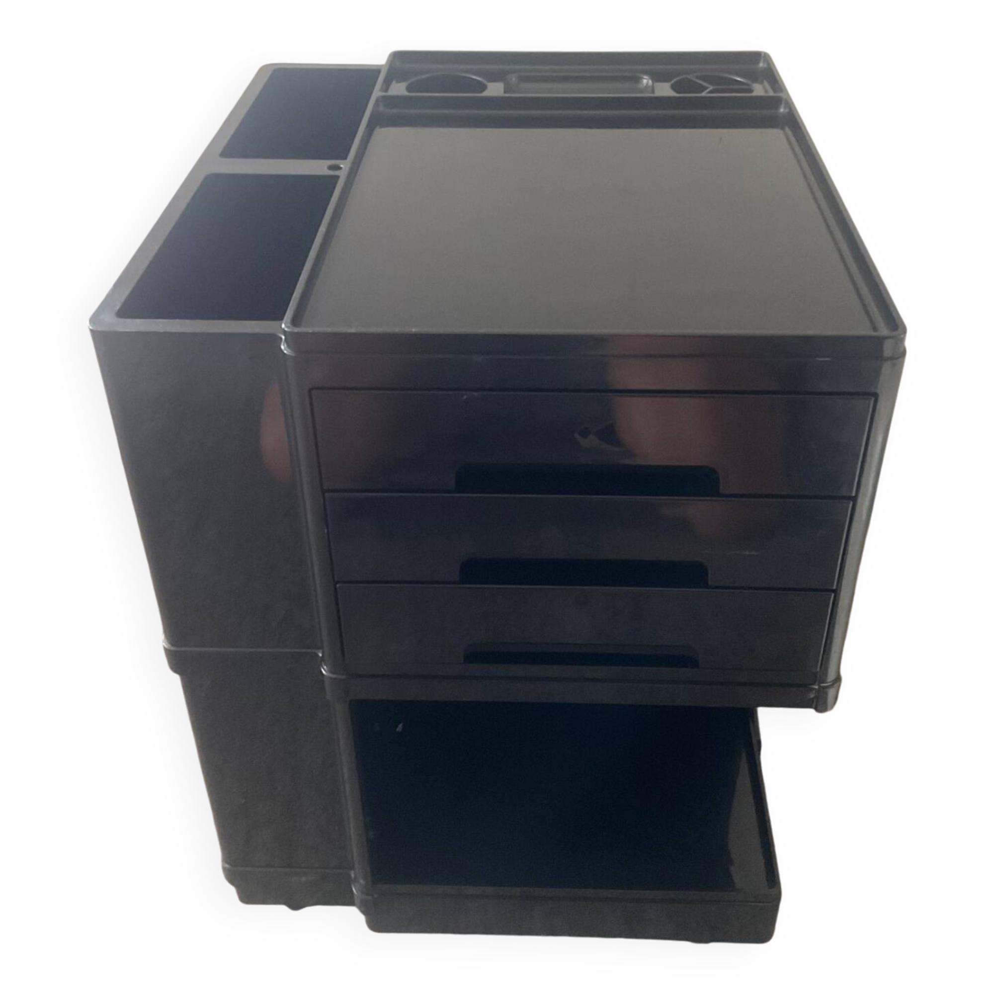 Architectural serving trolley by Giovanni Pelis for Stile Neolt from the 60s-70s
