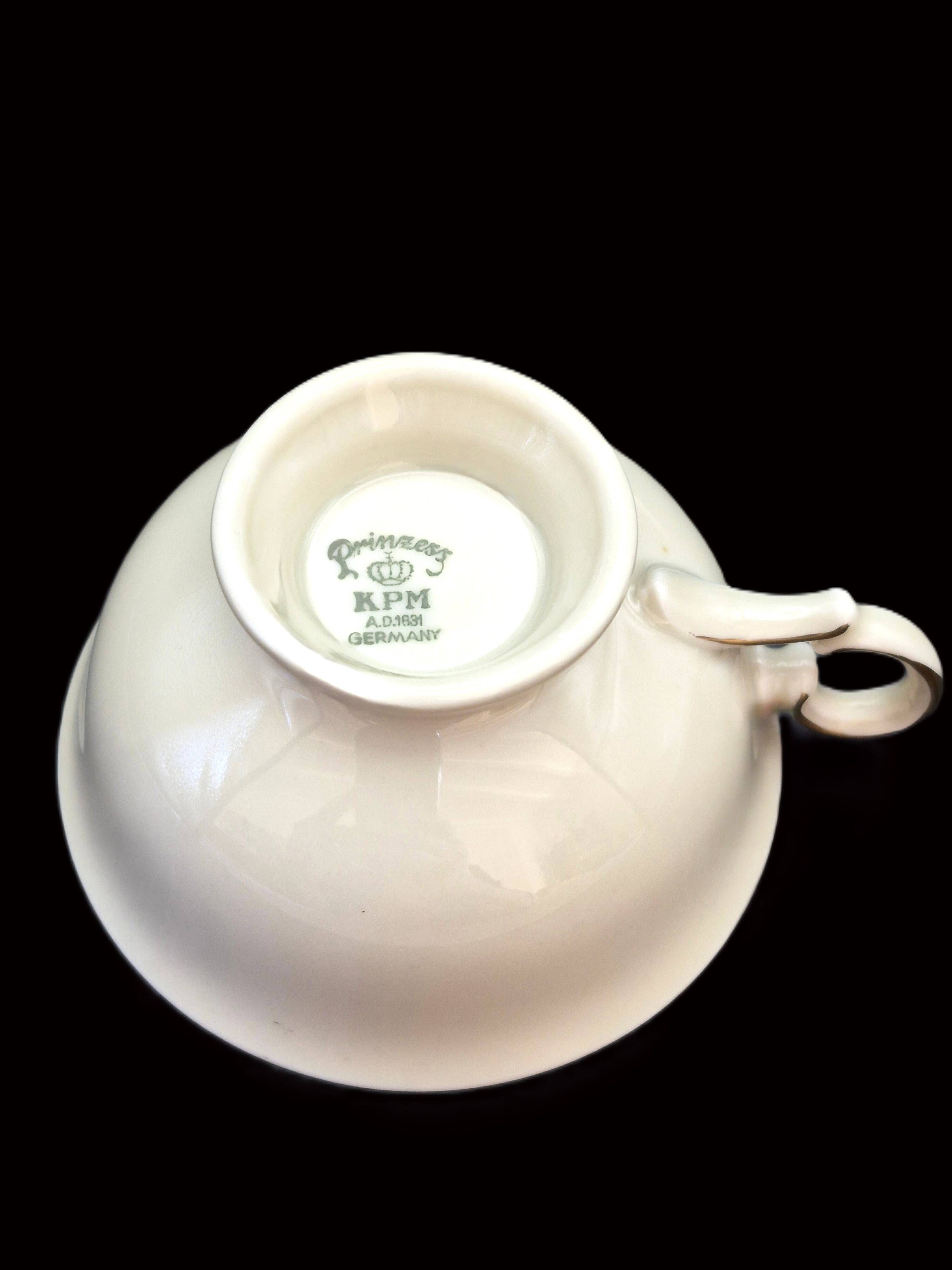 Duo of cups "Prinzess" – Krister Porcelain Manufacture (KPM) Germany