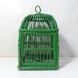 Vintage rattan cage