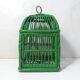 Cage en rotin vintage