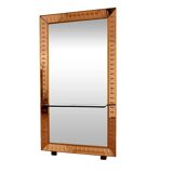 Italian floor mirror by Cristal Art, Italy 1960s