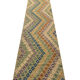 Traditional cream flat woven runner rug 81x300cm