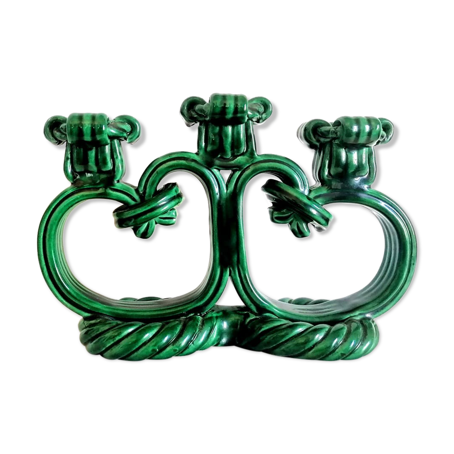 Candle holder slurry style Vallauris, 1950