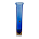 Vase soliflore vintage en cristal bleu, Italie