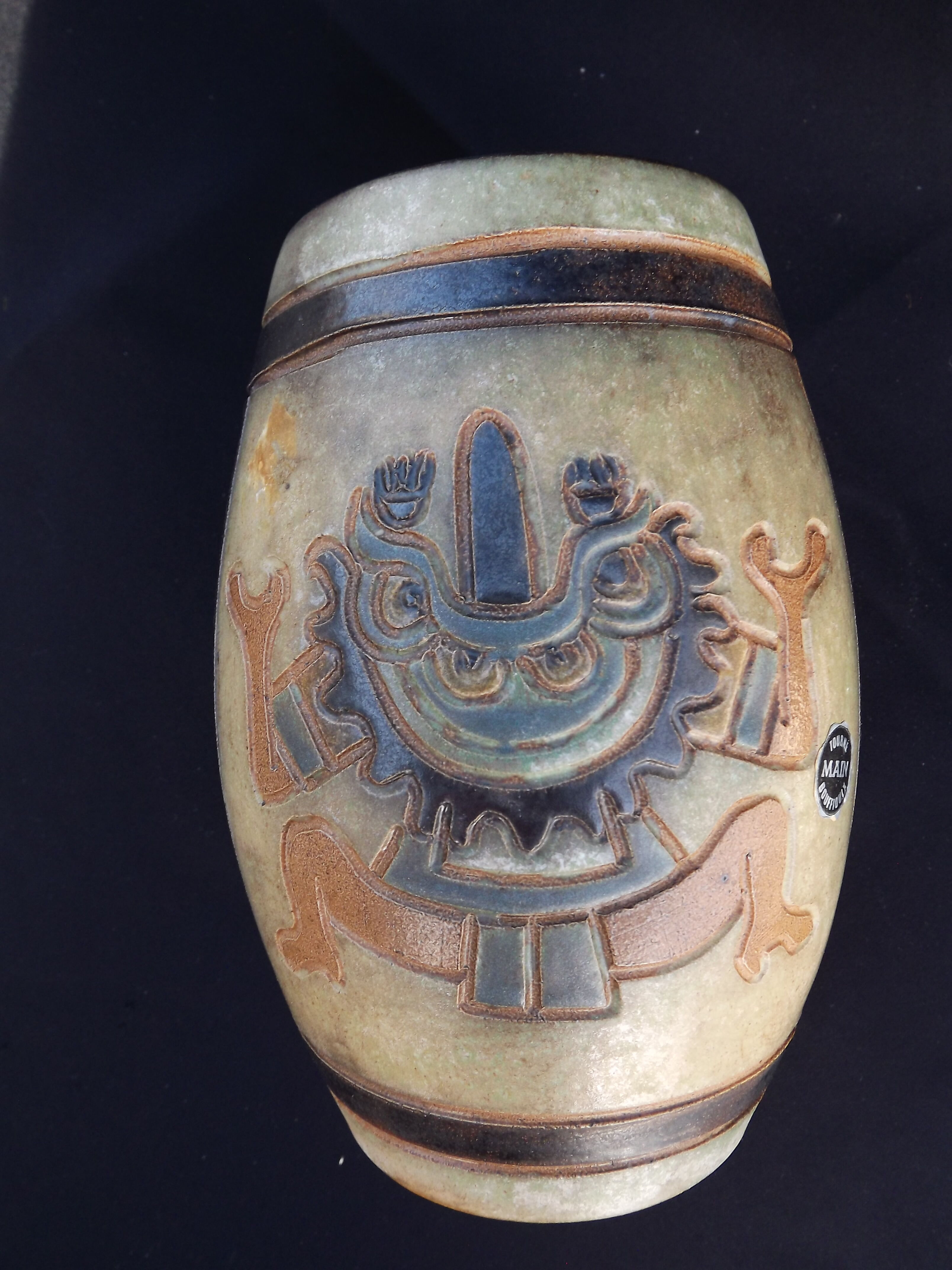 Varnished vase "Dubois"