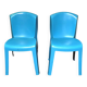 Pair of stackable garden or living room chairs by Gabriele Pezzini - Evolutif