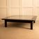 Table basse en bois et inox