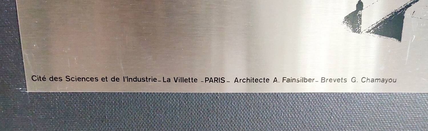 Photo on stainless steel La Vilette