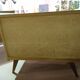 Commode en bois et rotin vintage années 1970
