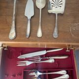Set of Christofle silver-plated cutlery.